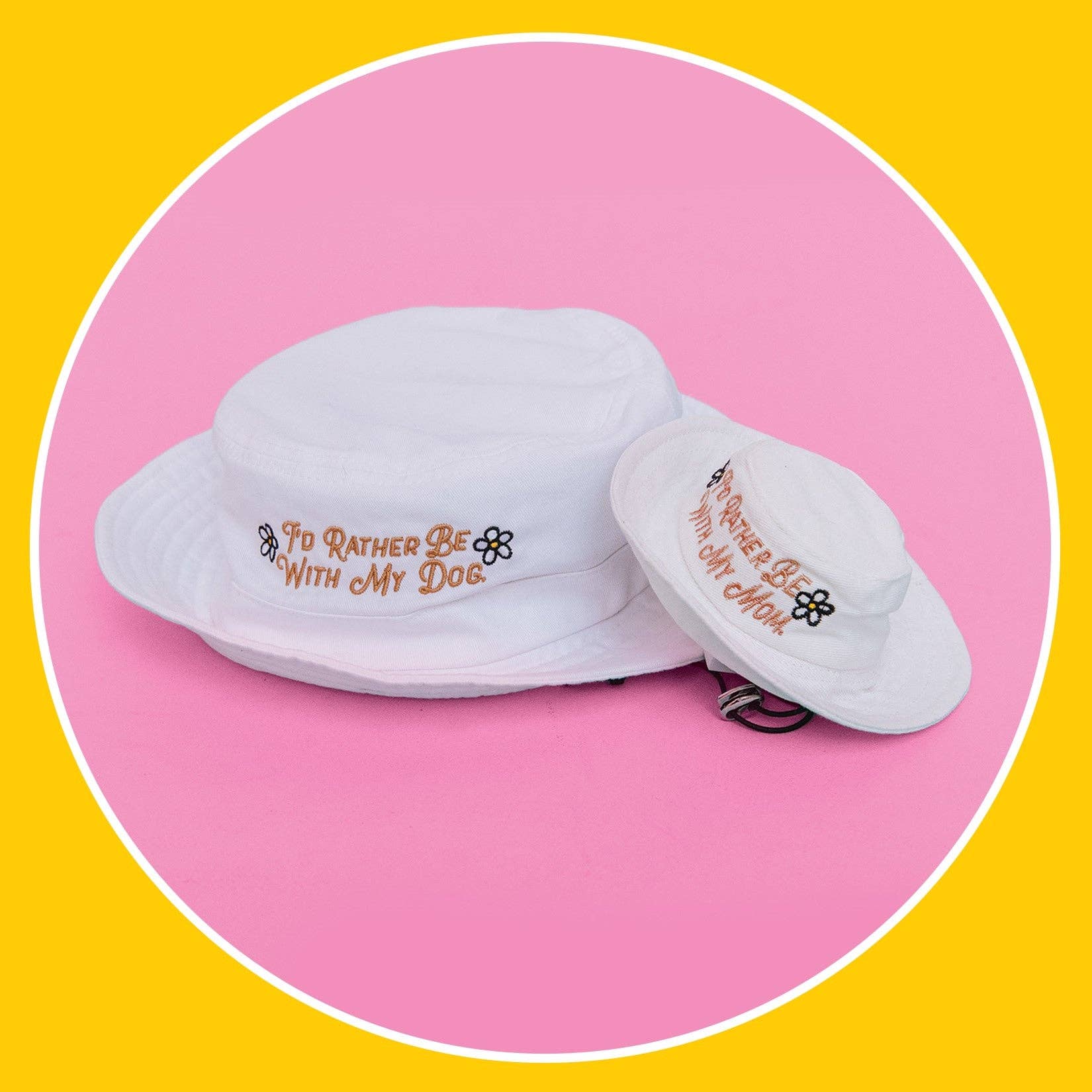 Dog Bucket Hat - I'd Rather Be With My Mom